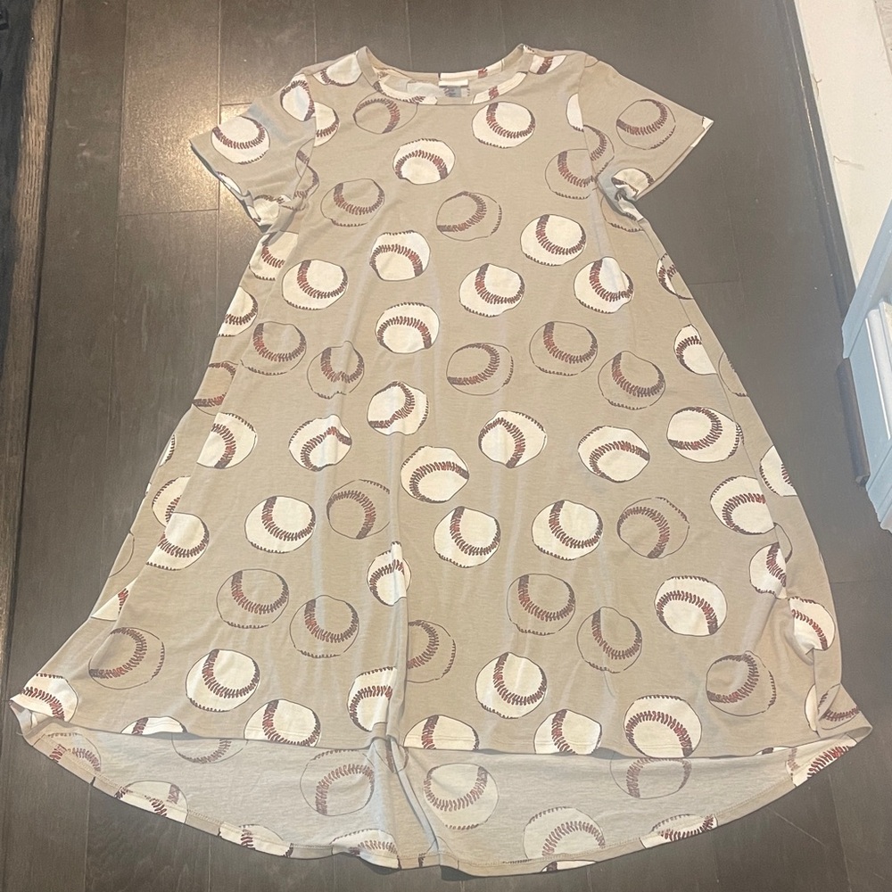 LuLaRoe Baseball Carly women’s Dress
